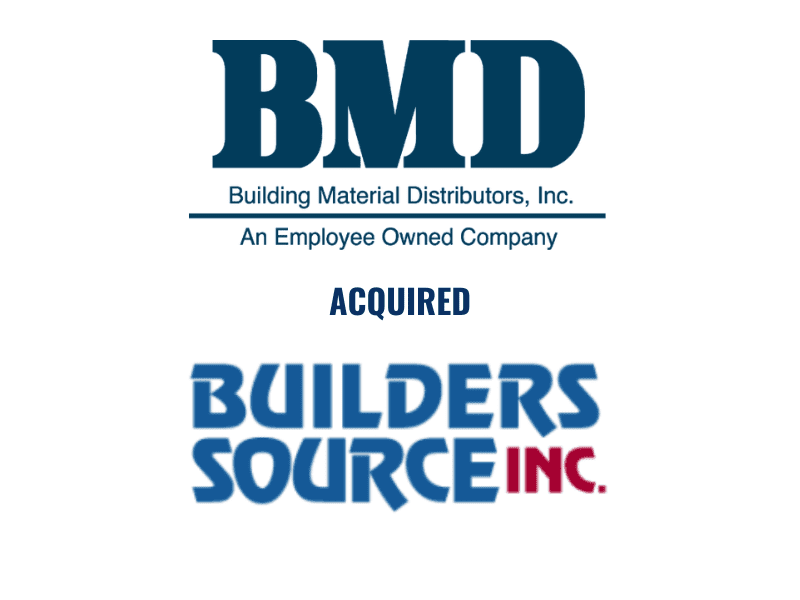Buy-Side Advisor — BMD & Builders Source