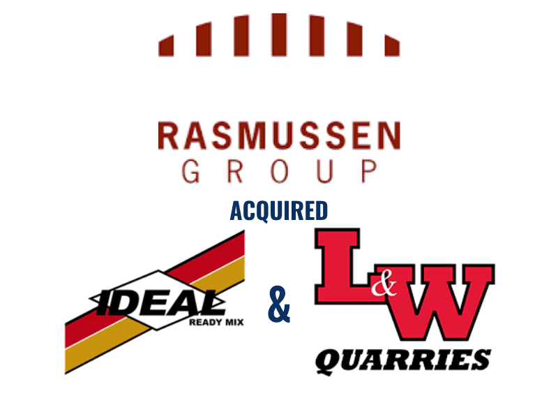 Sell-Side Advisor – Rasmussen Group & Johnson Holding Company: Ideal Ready Mix & L&W Quarries